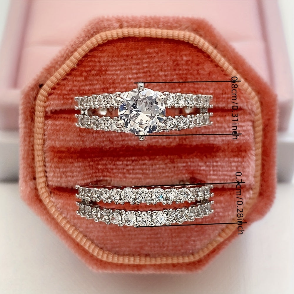 Zircon Bridal Rings