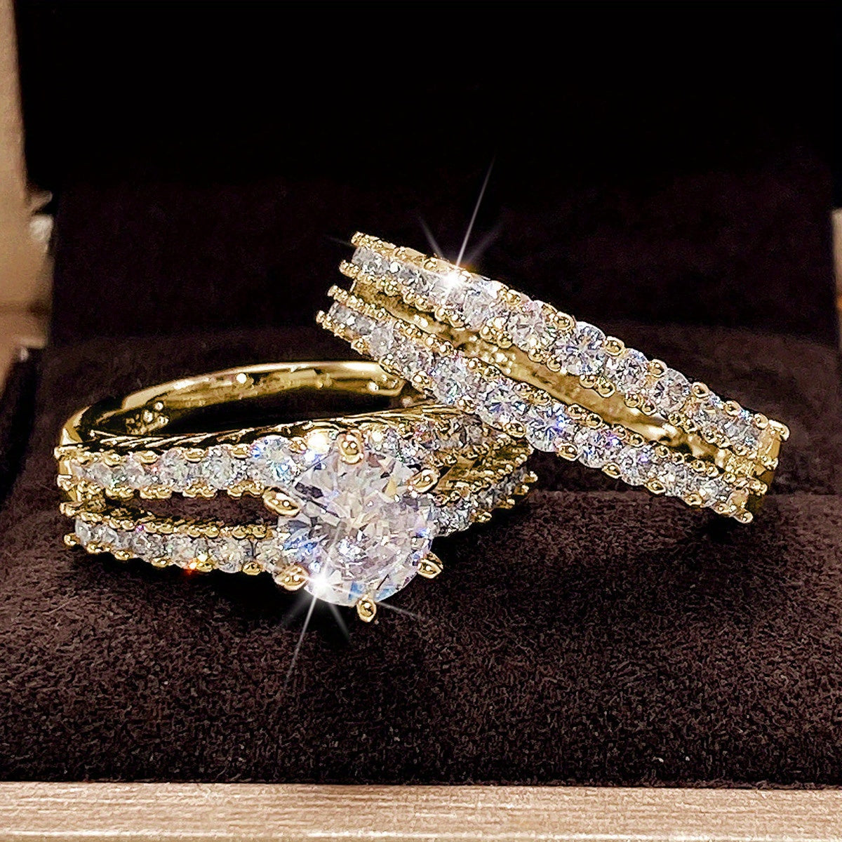 Zircon Bridal Rings