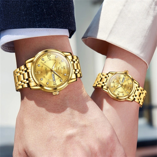 Elegant Luminous Couple Watches